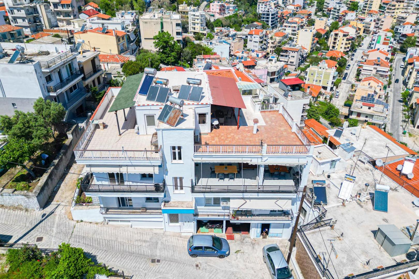 Finas Penthouse,Private Terrace,Great View,Mins From Sea Daire Kavala Dış mekan fotoğraf